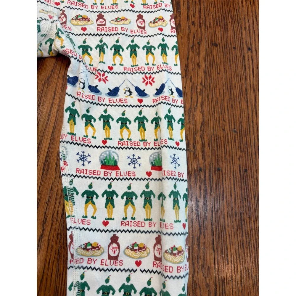 Hanna Andersson Kids Elf Movie Pajama Pants Organic Cotton Raised By Elves 6-7